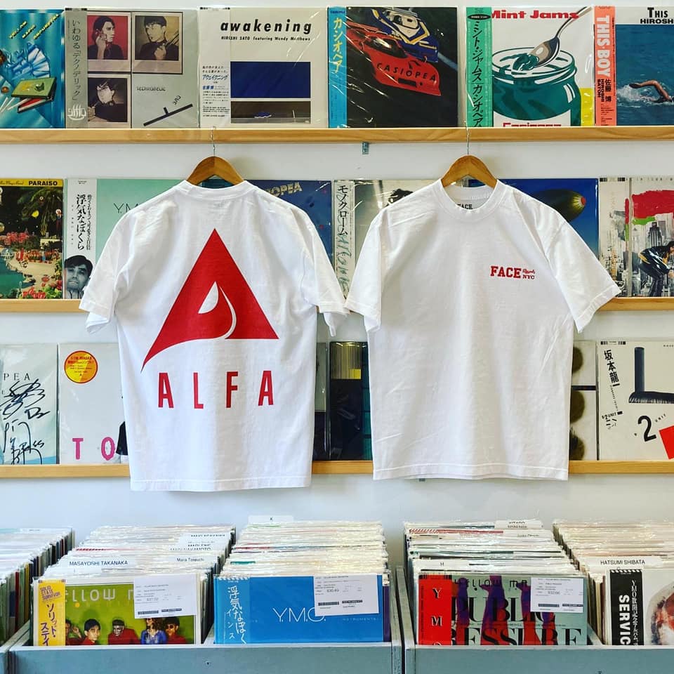 MUSIC × FACE RECORDS NYC T-SHIRTS