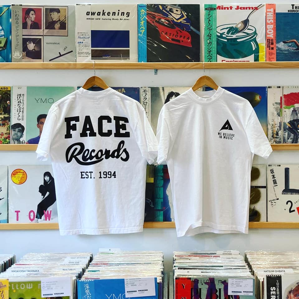 MUSIC × FACE RECORDS NYC T-SHIRTS