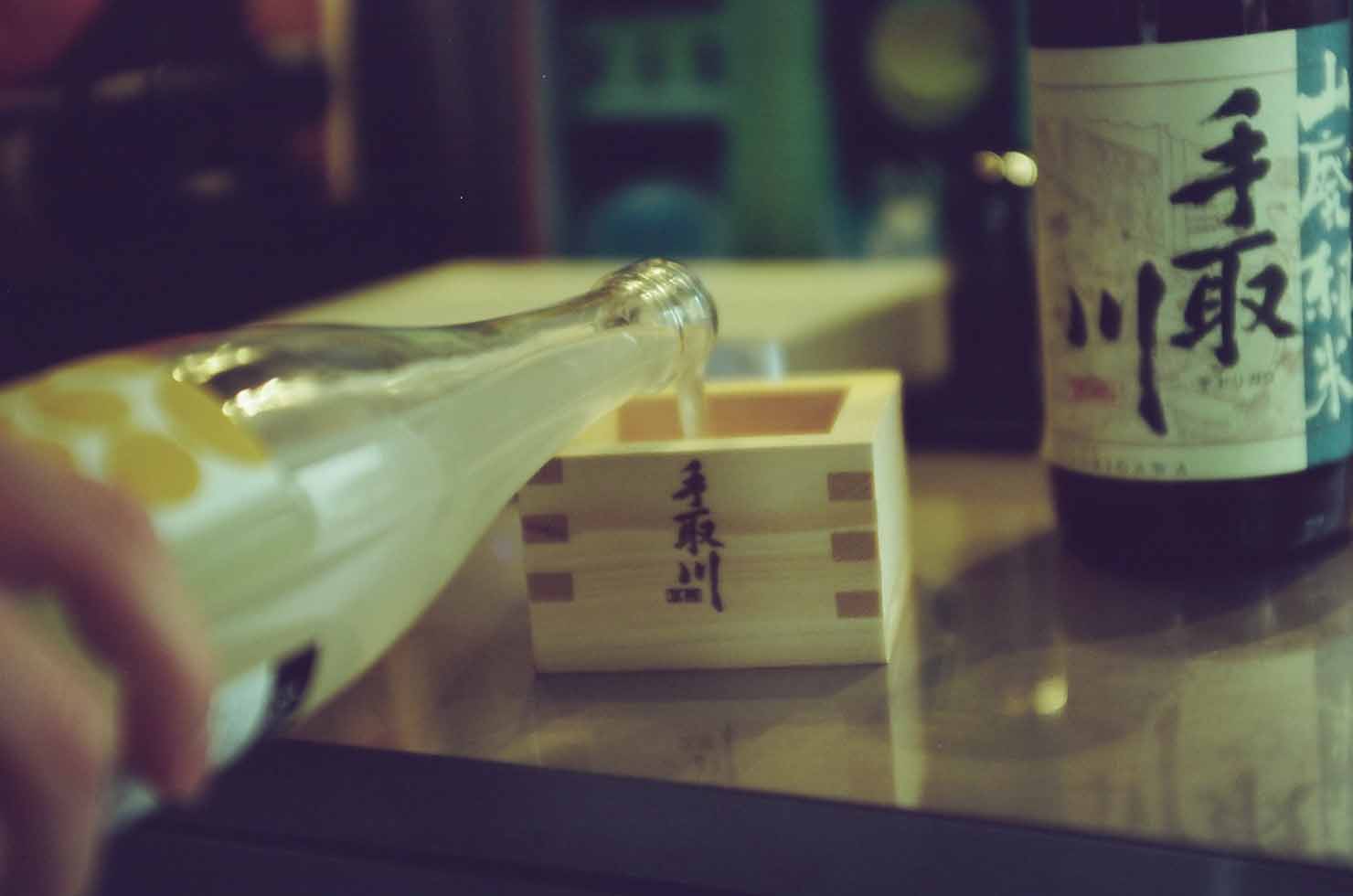 手取川を注ぐ