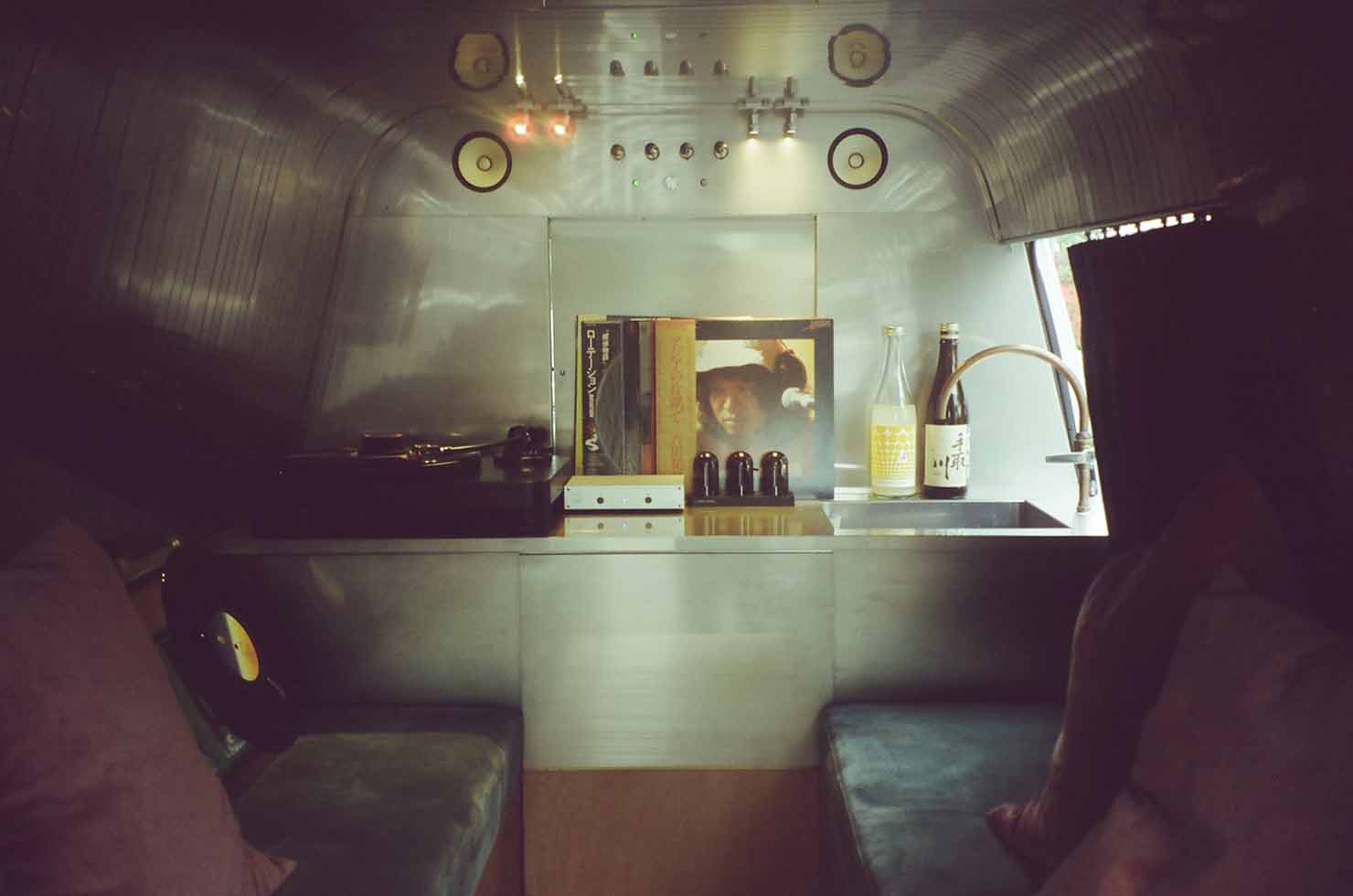 Shuttle Hotelの車内