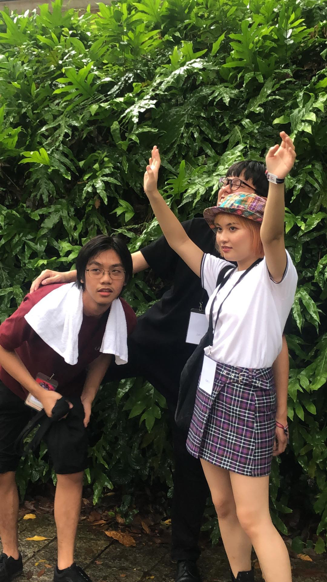 Fort Canning Park（フォート・カニング公園）にて。