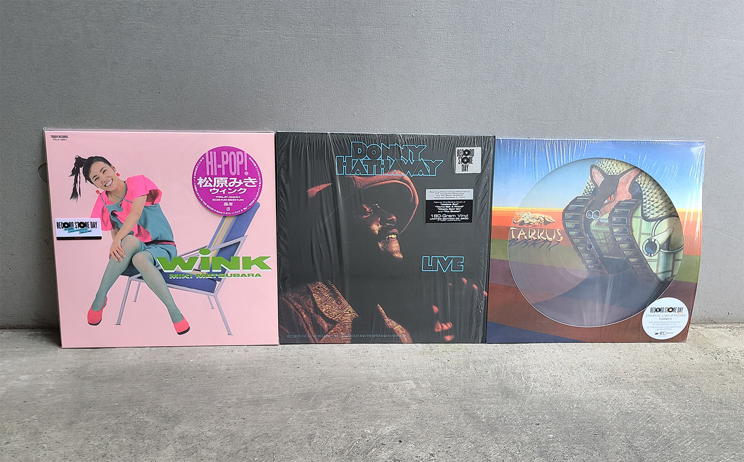 3枚のレコード