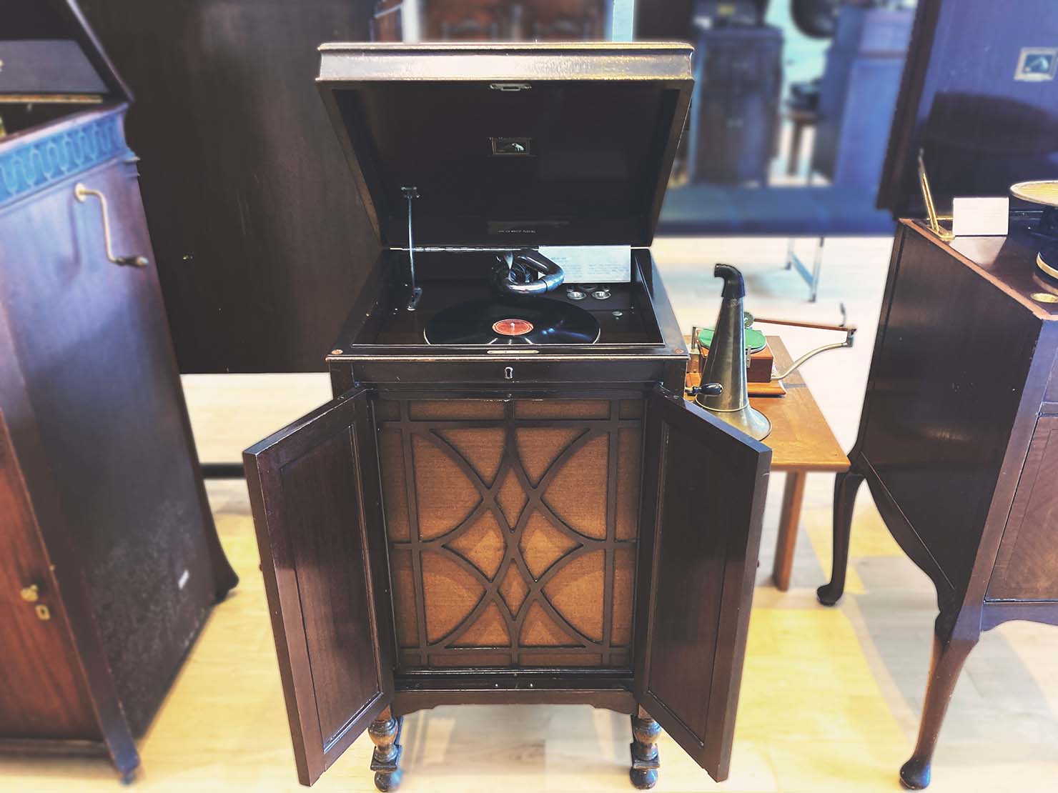 オーディオテクニカにある蓄音機のコレクション