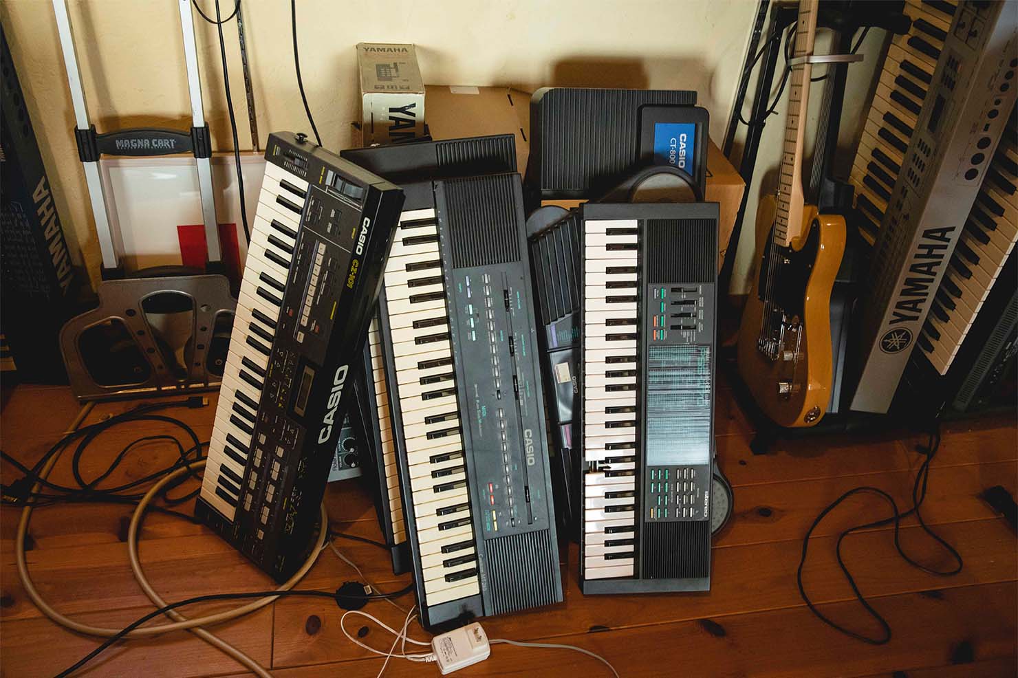 CASIOとYAMAHAの家庭用キーボード