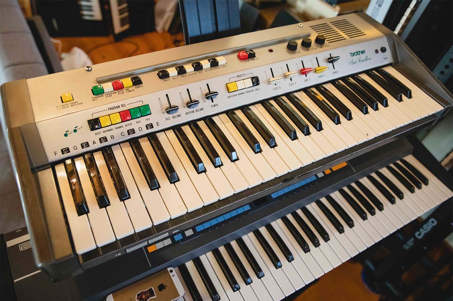 bortherが70年代に発売した電子オルガン、GX-151。 