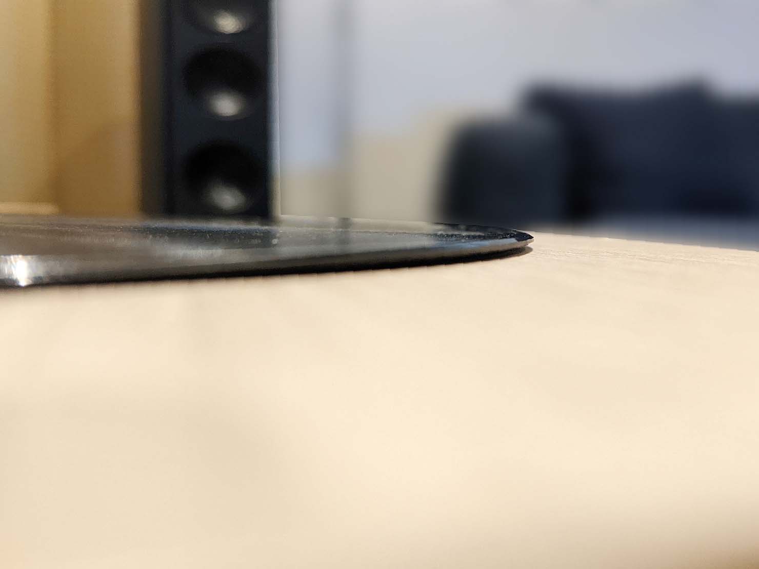 写真では分かりづらいと思いますが、歪みが少し修正されました