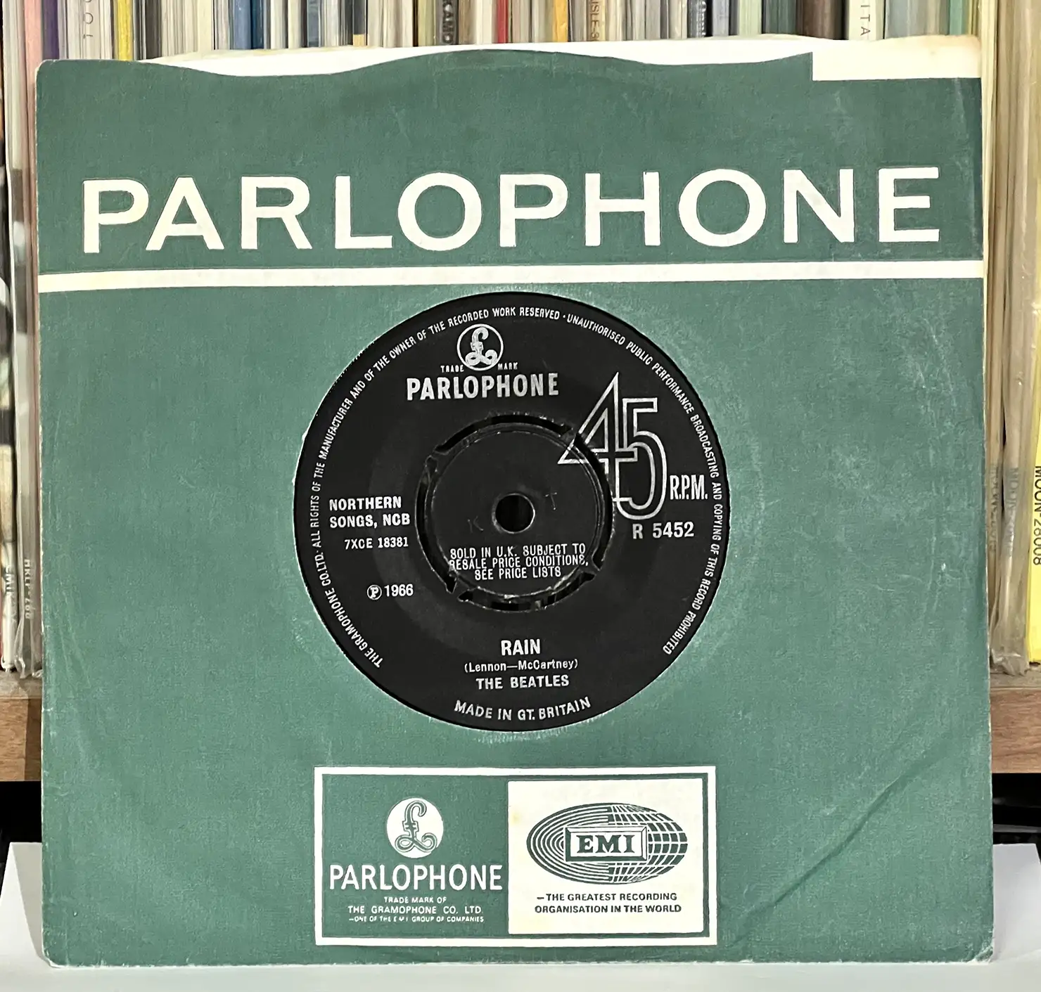 「Paperback Writer」のB面より、「Rain」（1966年4月14日 レコーディング）