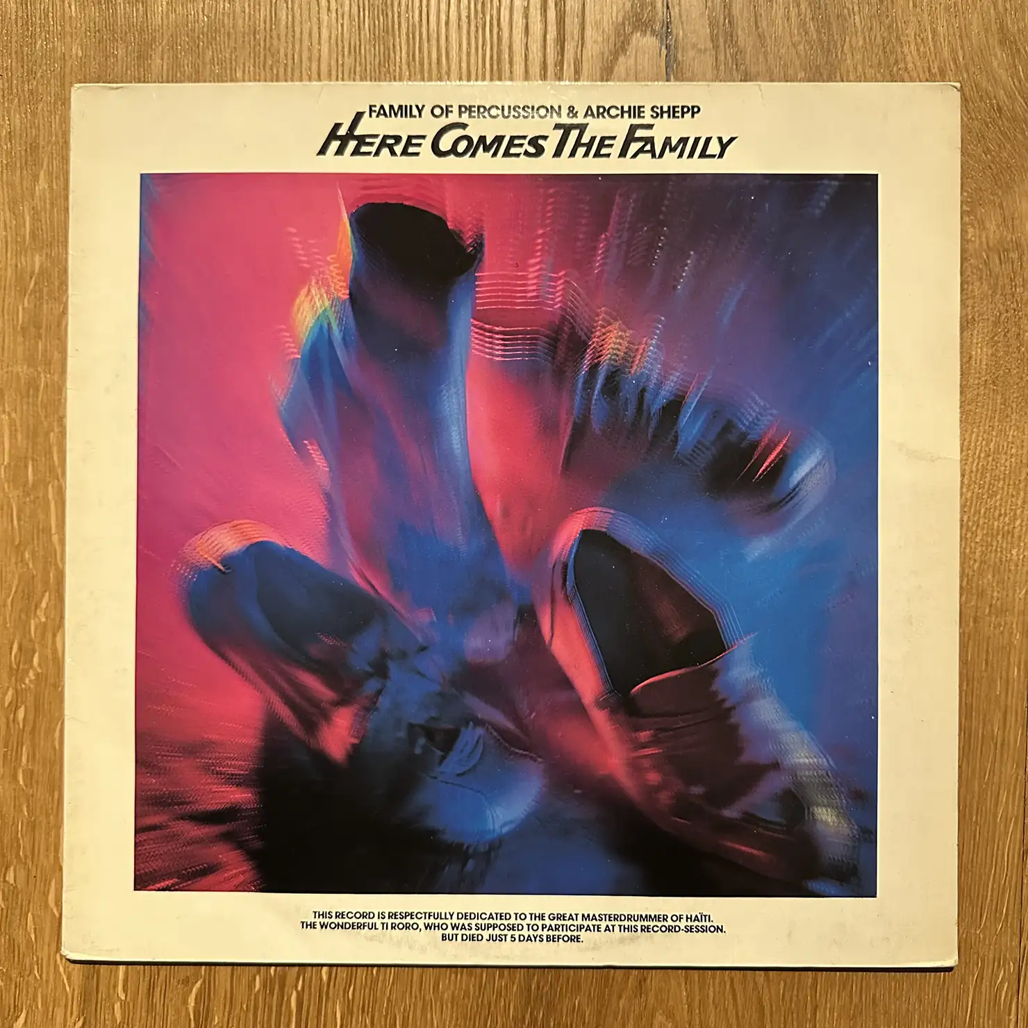 Family Of Percussion & Archie Shepp『Here Comes The Family』