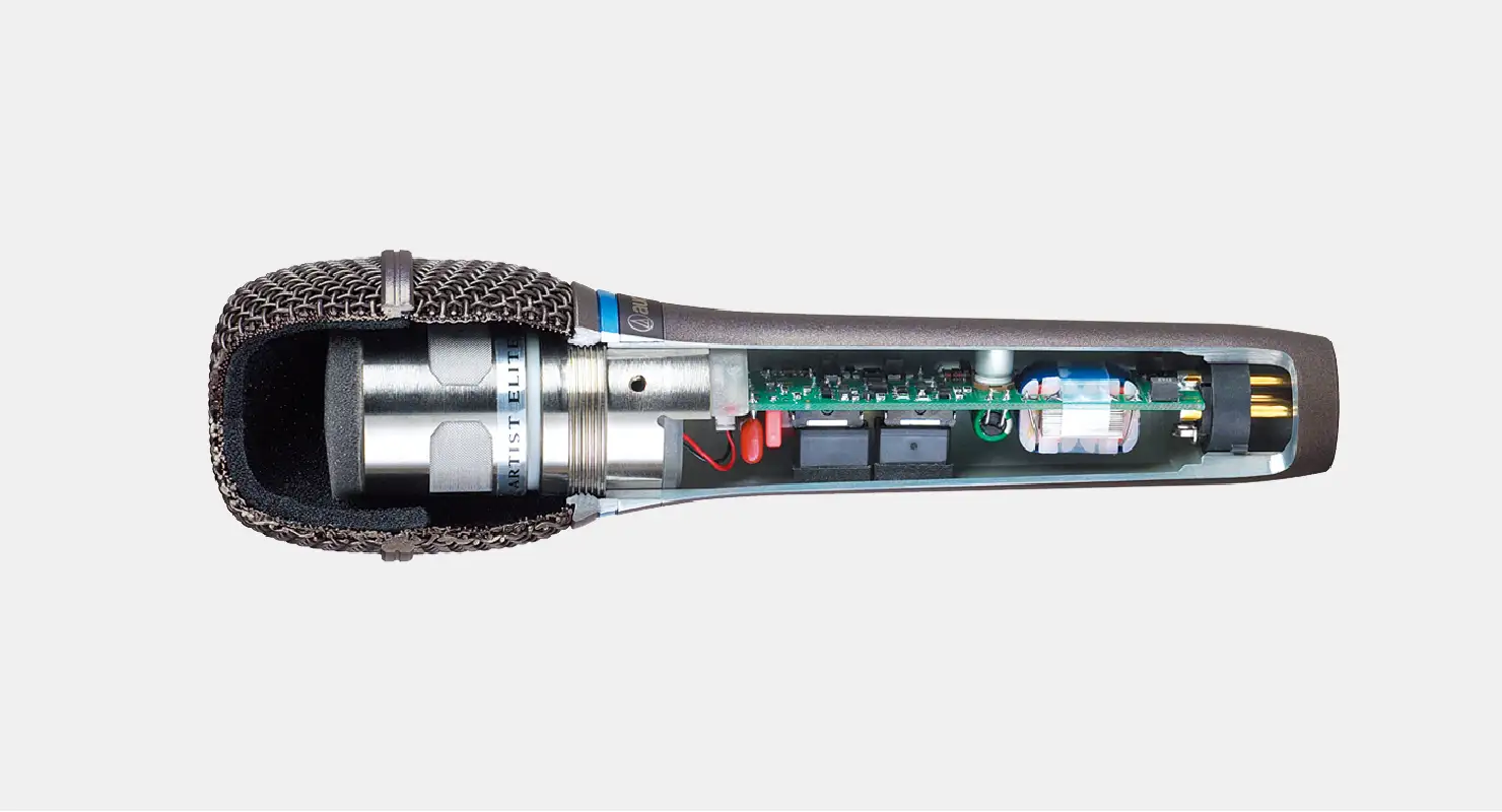 『AE5400』の構造。定番スタジオコンデンサーマイクロホン『AT4050』と同等のダイアフラムを搭載
