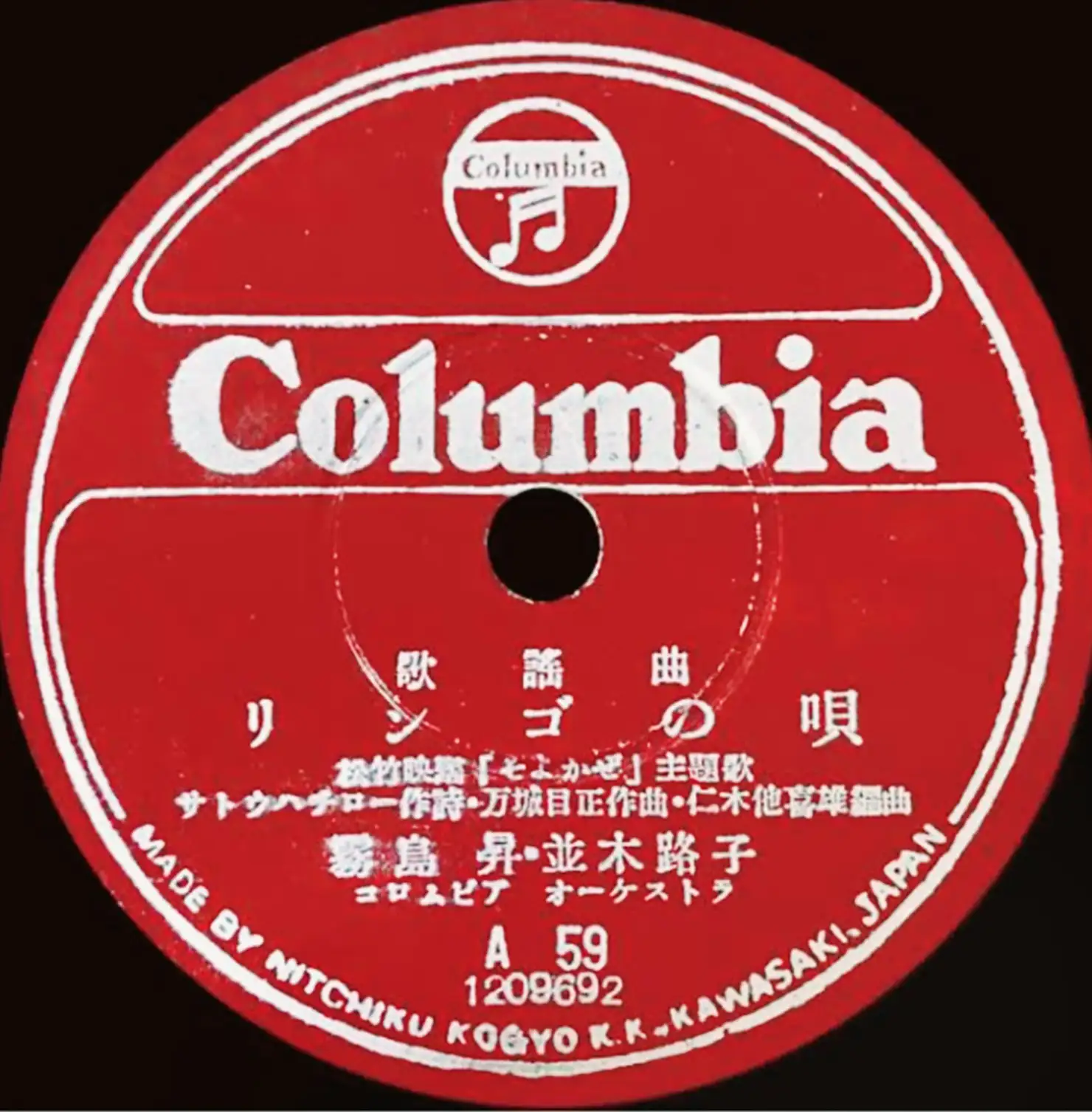 日本が敗戦から復興への道を歩み始めた昭和21年（1946年）のヒット曲「リンゴの唄」