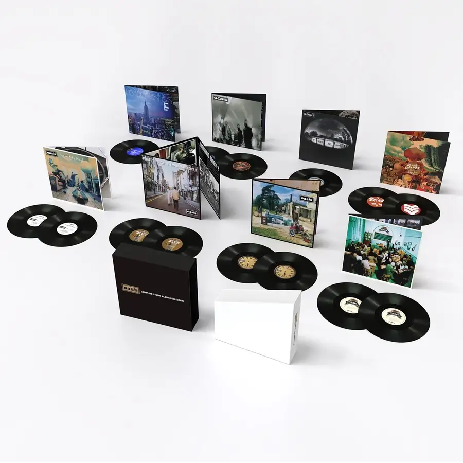 全スタジオ・アルバム7作と『The Masterplan』を収めたボックスセット『Complete Studio Album Collection』（8CD／14LP／輸入盤）