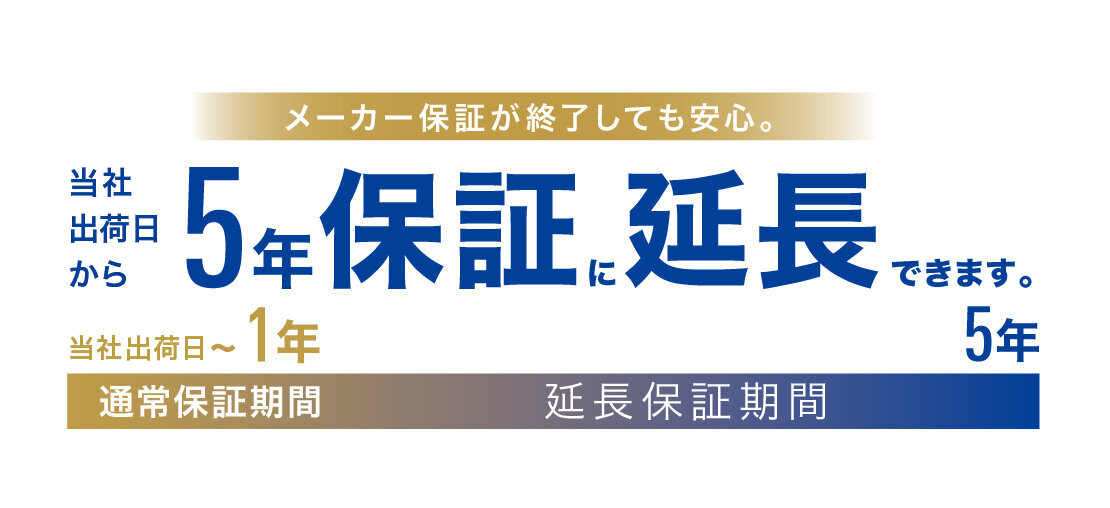 長期保証サービス5年