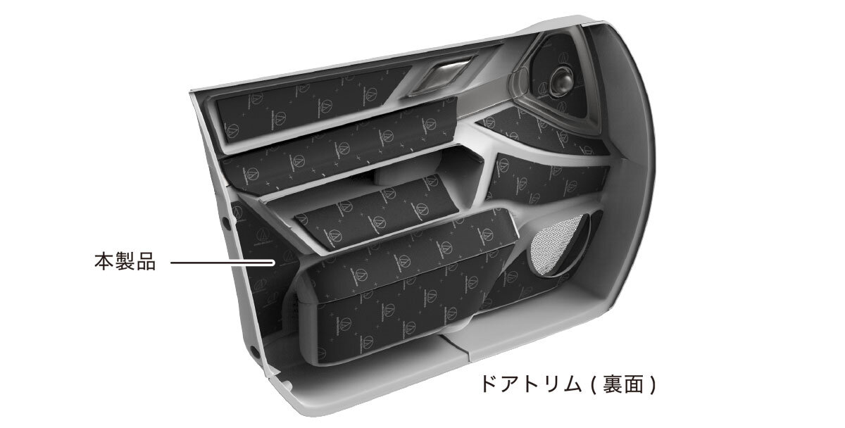 AT-AQ460、AT-AQ461P5：ドアトリムに施工イメージ