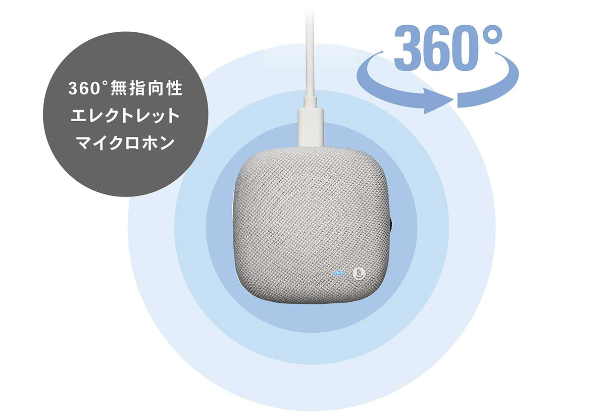 AT-CSP1：360&deg;無指向性エレクトレットマイクイメージ