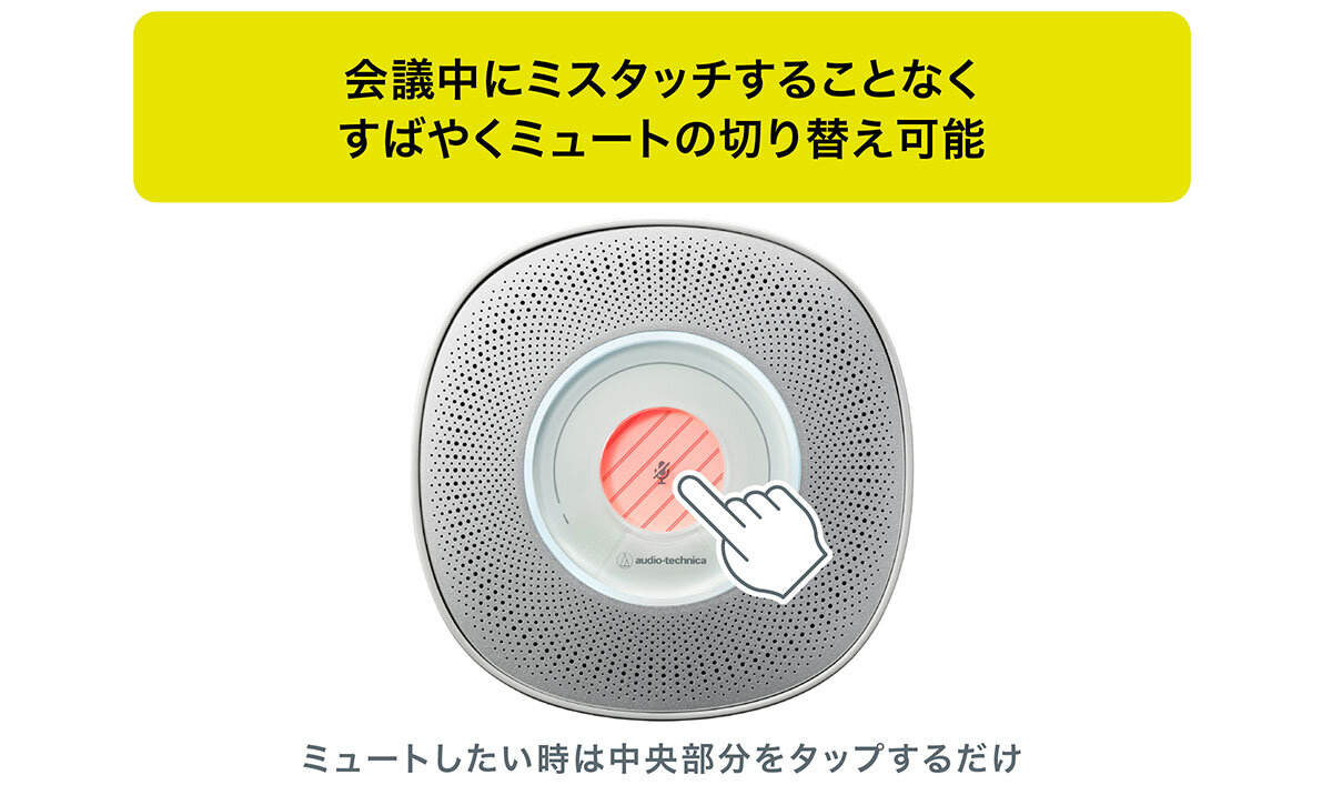 AT-CSP7：すばやくミュートの切り替え可能