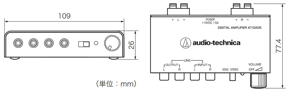 AT-DA05：外形寸法