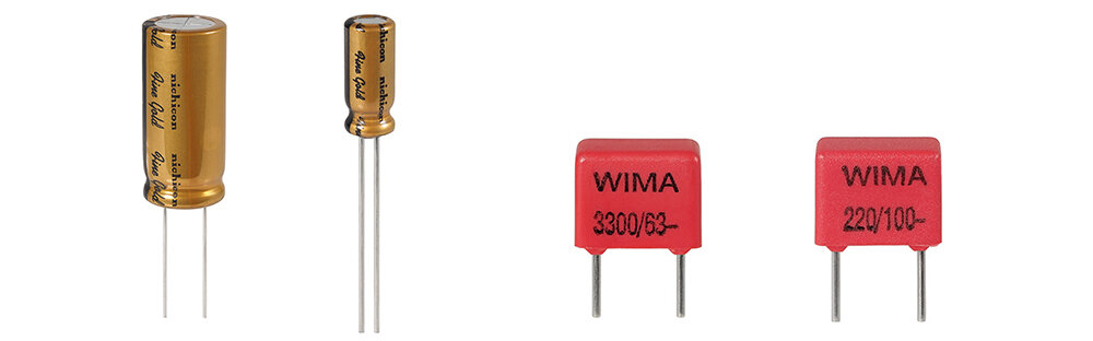 AT-DAC100：WIMA社製 フィルムコンデンサー採用