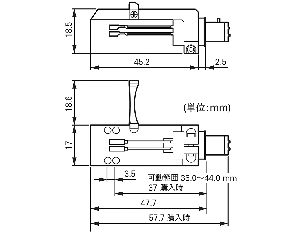 AT-LH15H：外形寸法図