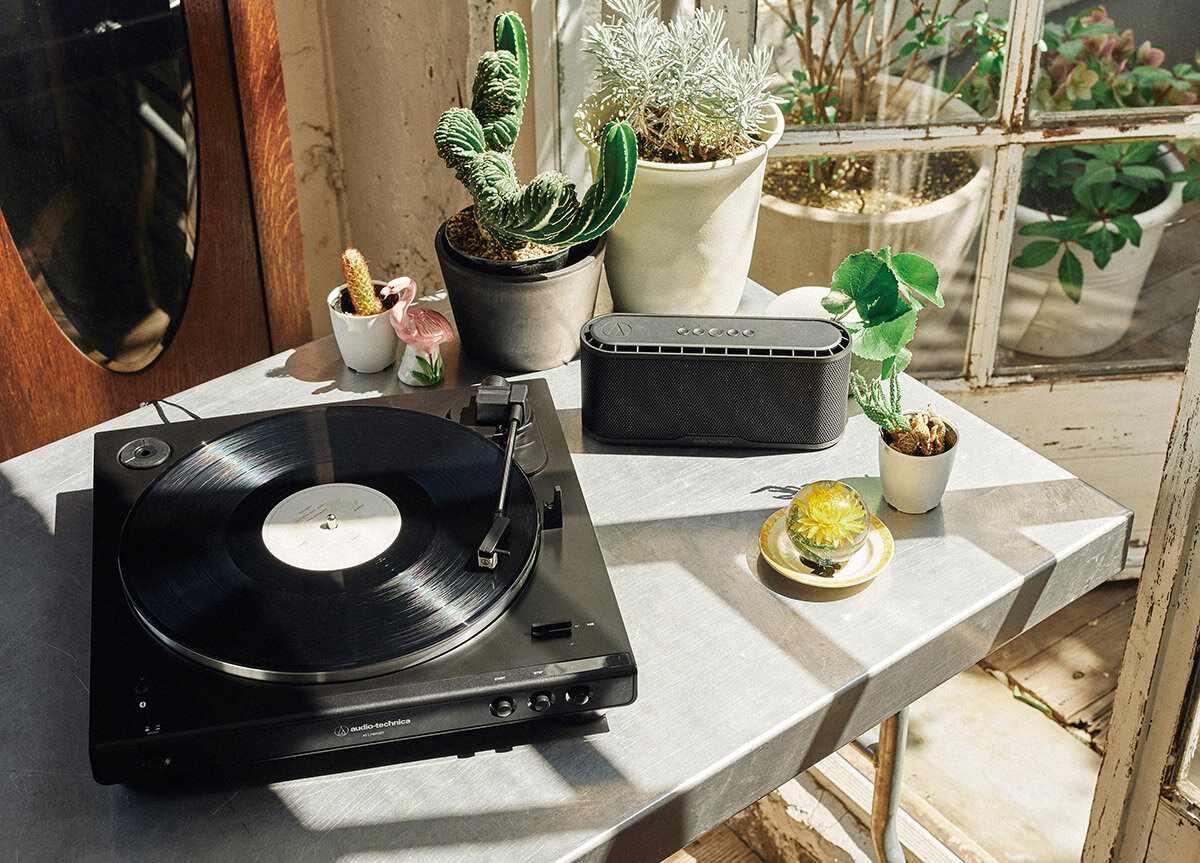AT-LP60XBT GBK：レコードプレーヤー(ワイヤレスターンテーブル)