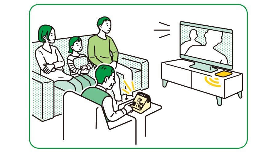 AT-SP450TV：外線コードレス方式
