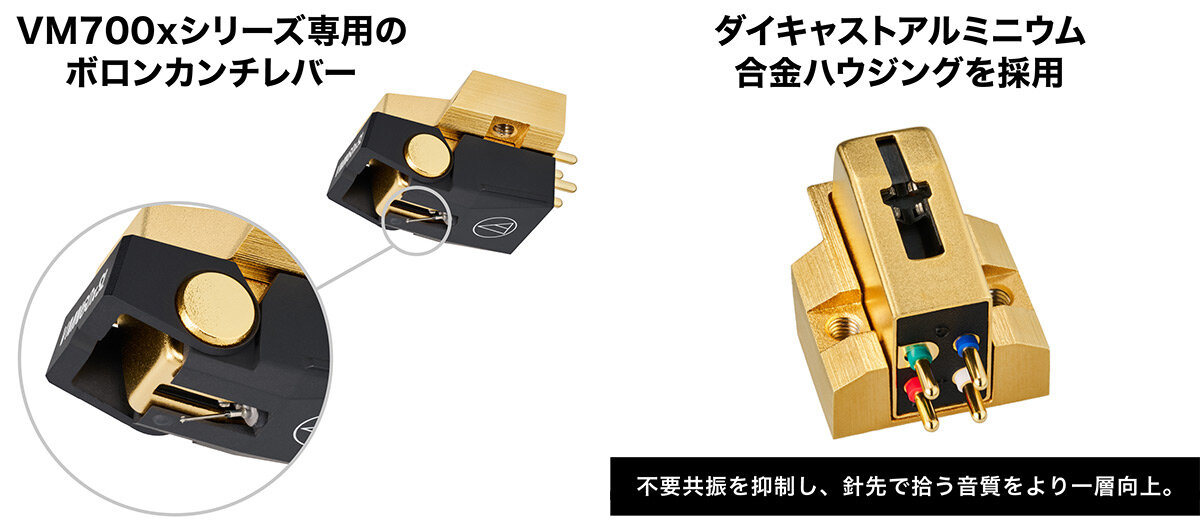 AT-VM760xSL：カンチレバー・ボディ
