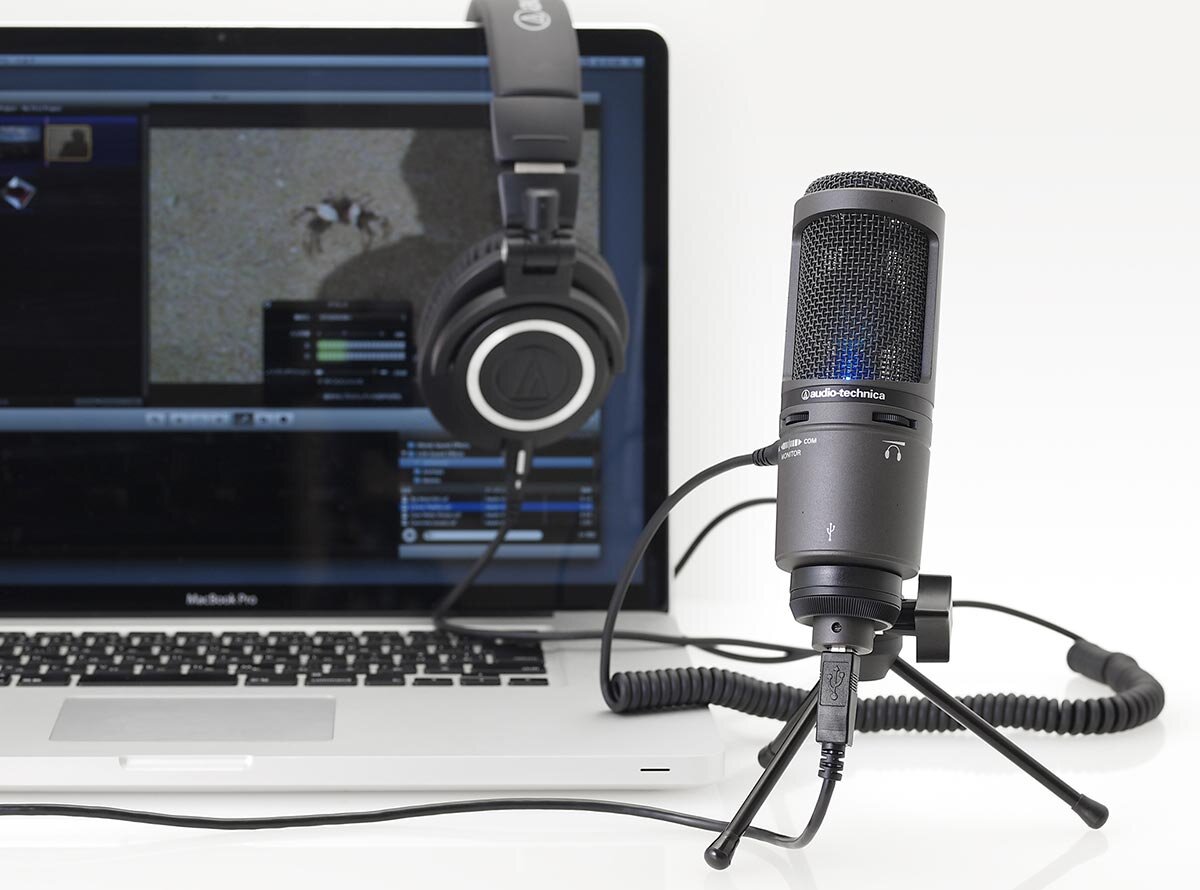 AT2020USB+：簡単デジタルレコーディングイメージ