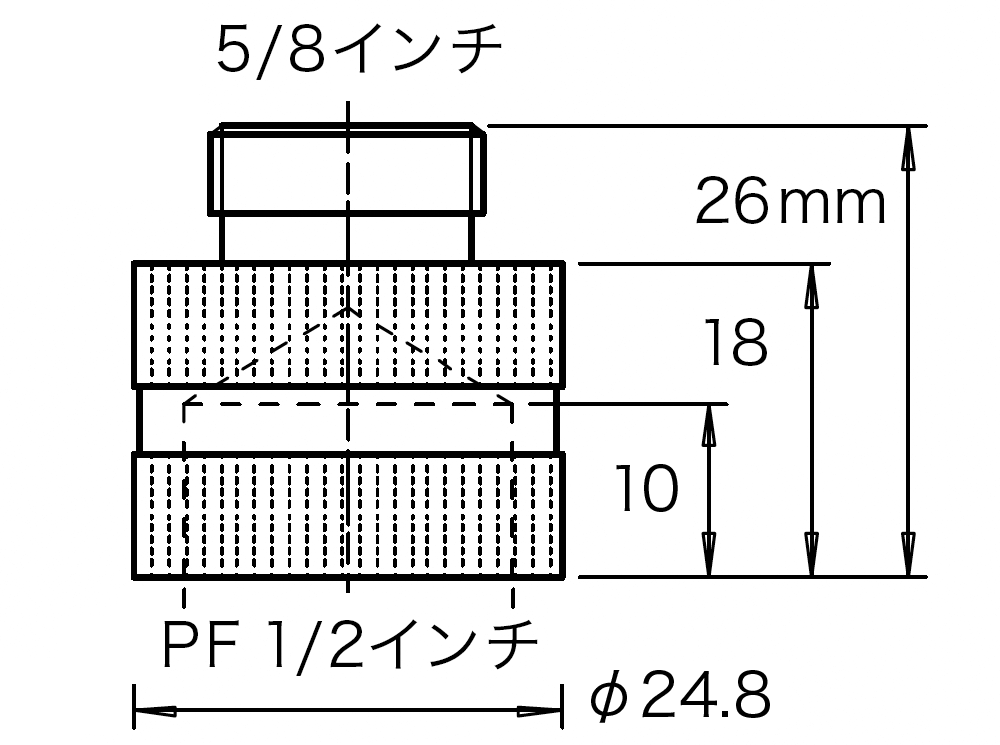 AT8421：ネジサイズ