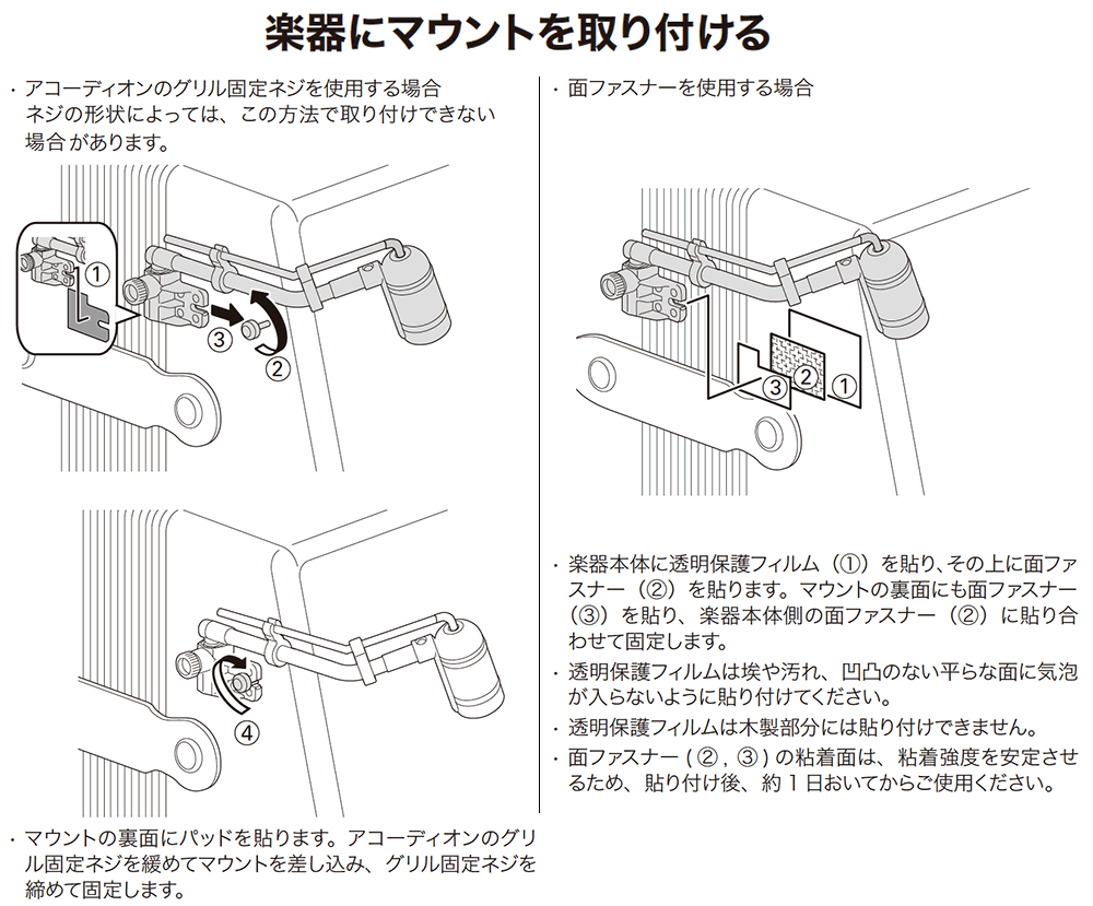 AT8491S/B：取り付けかた