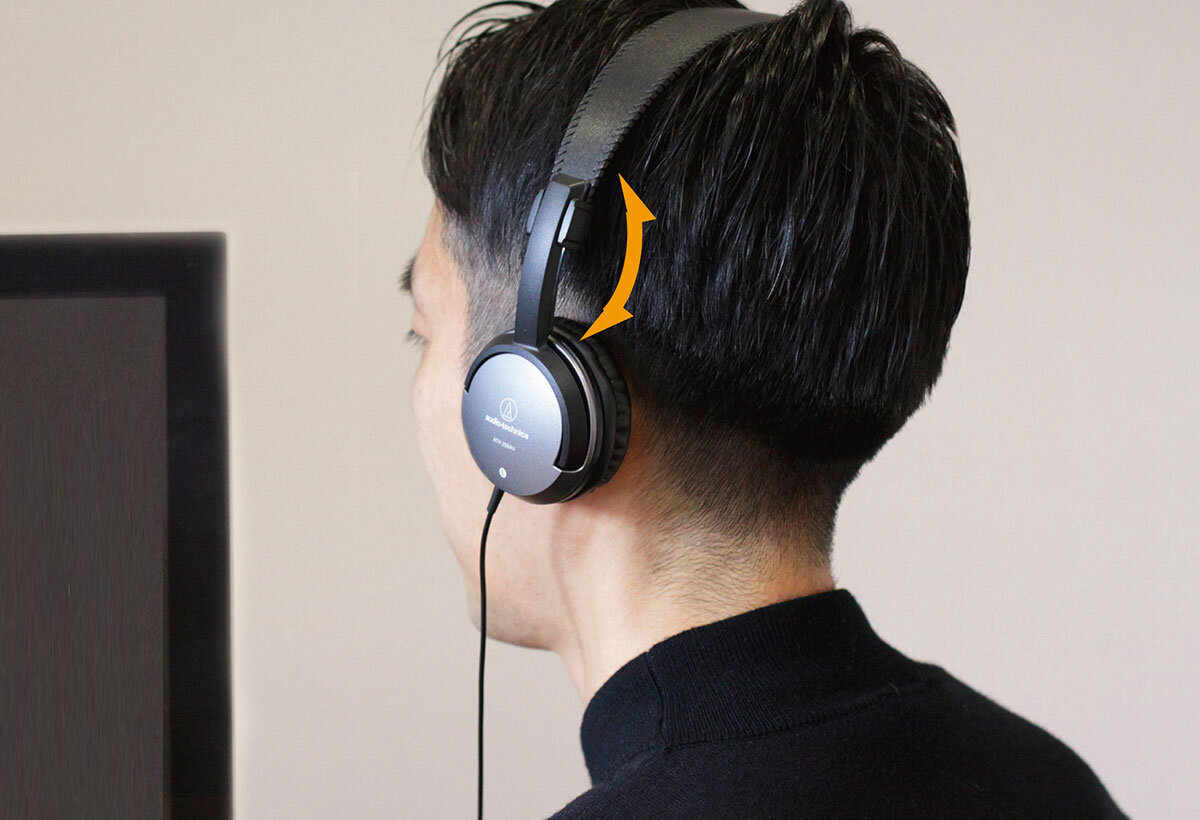 ATH-250AV：装着イメージ