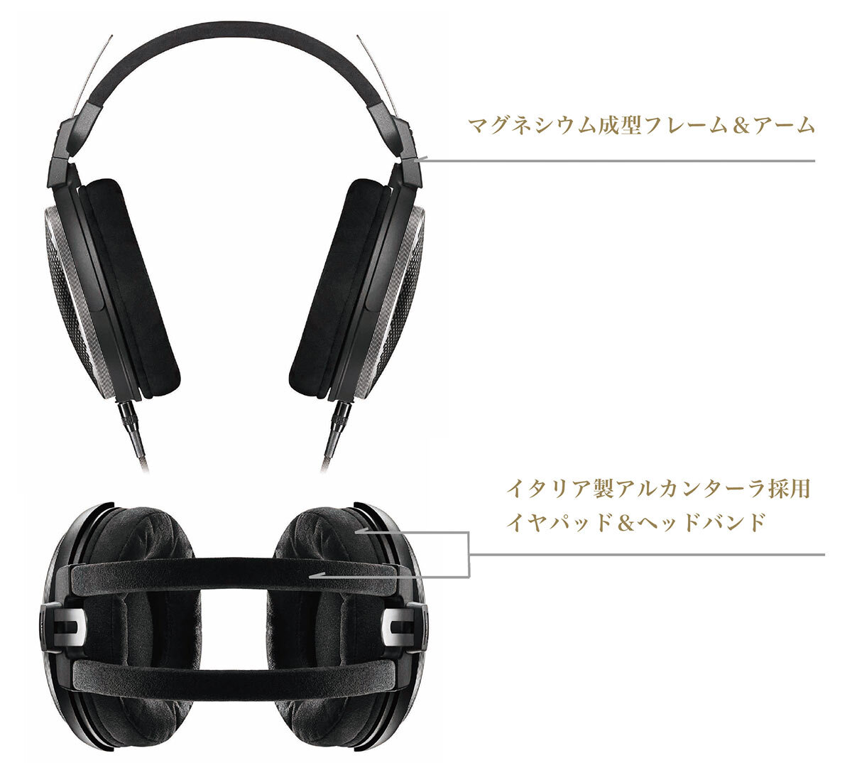 ATH-ADX5000：装着感を徹底追求