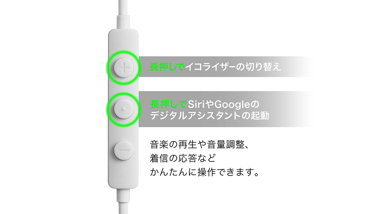 ATH-CKD30C：高品質マイク内蔵リモコン