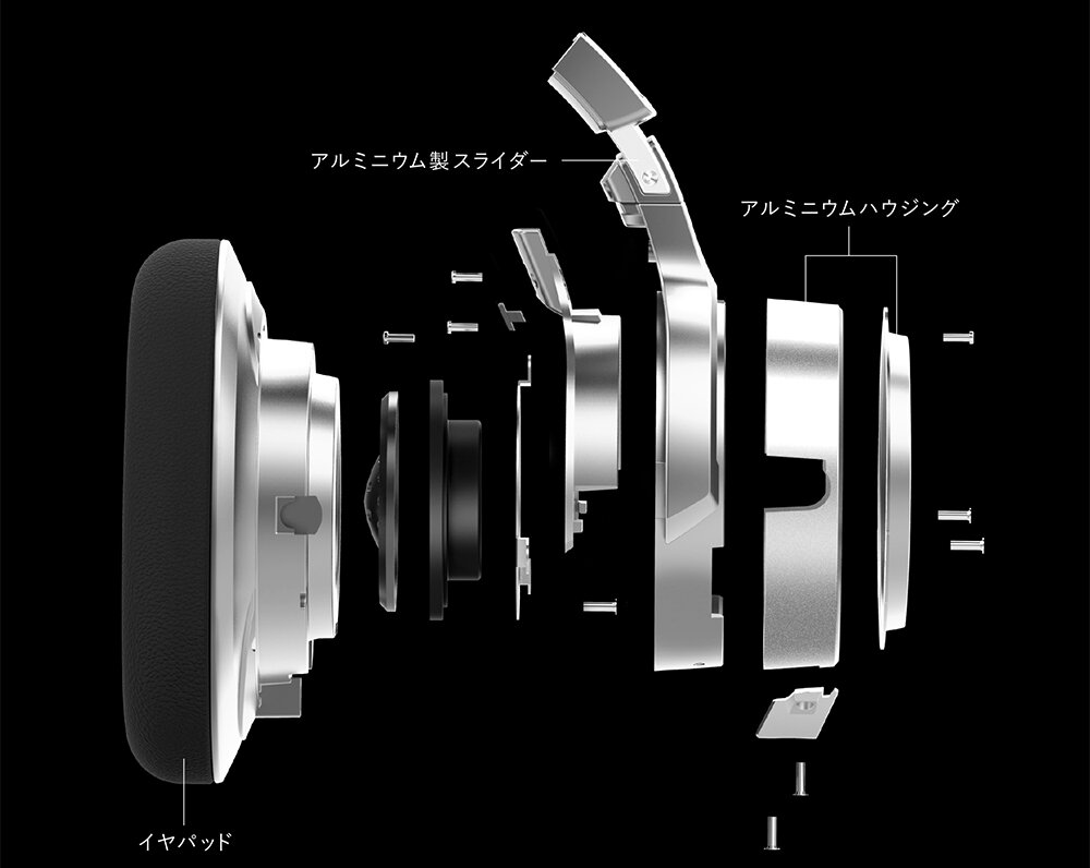 ATH-SR9：理想的なハウジング構造