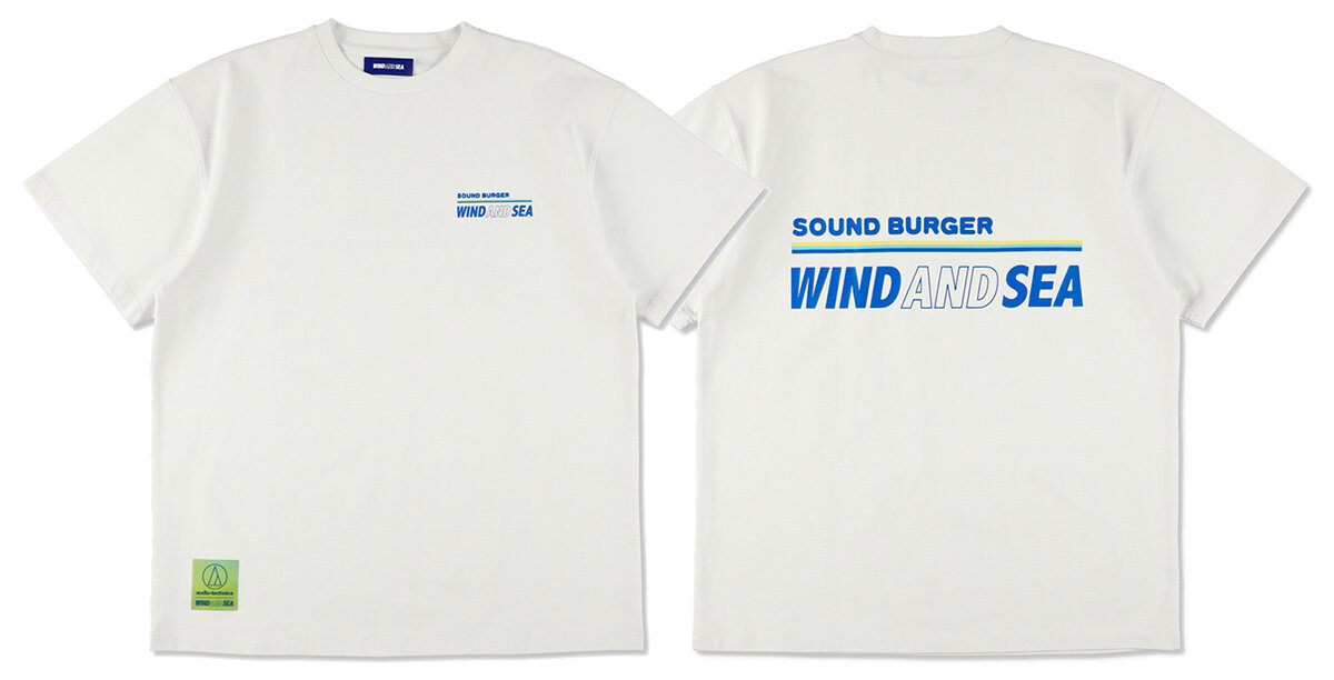 Sound Burger &times; WIND AND SEA S/S Tee(ホワイトTシャツ)：製品画像